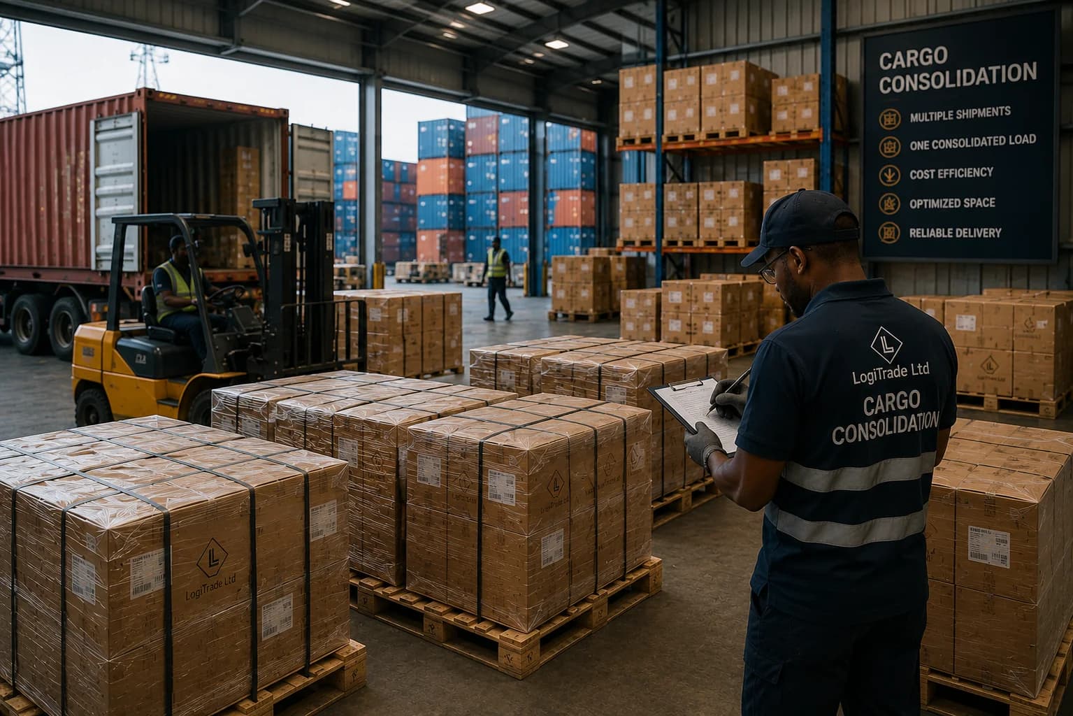 Cargo Consolidation — Customs Clearance Operations and Port Environment
