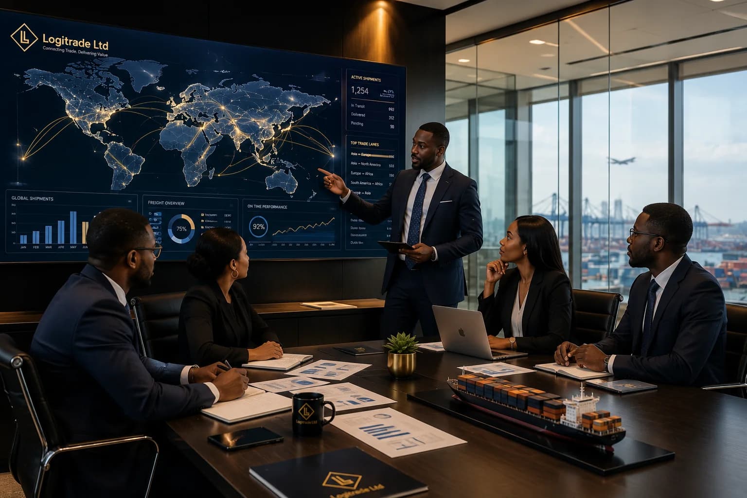 Logitrade Company Story - Global Trade and Logistics Operations