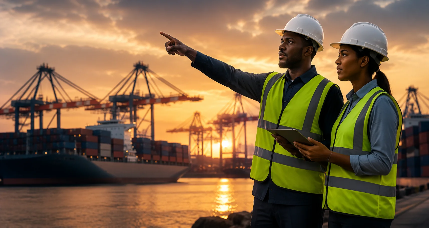 Logitrade Logistics Engineers at Port Terminal